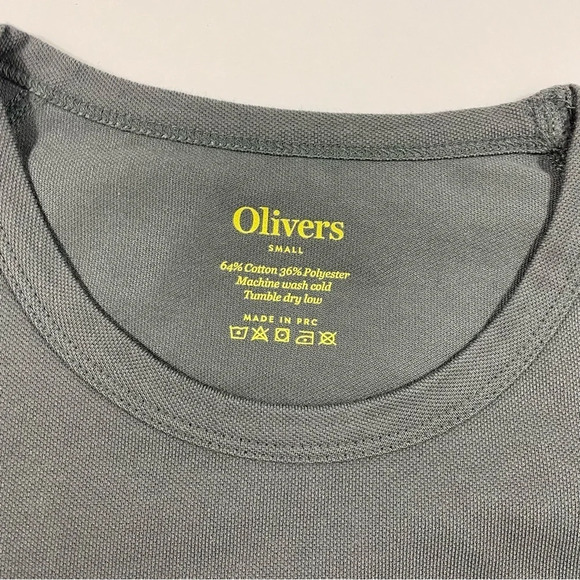New Olivers Apparel Carbon District Tee Shirt Grey - Picture 3 of 4